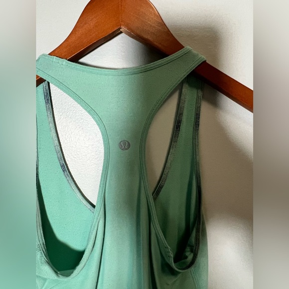 Lululemon Mint Color Razorback Tank Top - Picture 3 of 3